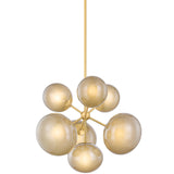 Zaley Chandelier, Aged Brass