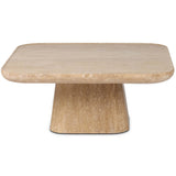 Zane Coffee Table, Golden Travertine by Four Hands-Furniture - Accent Tables-High Fashion Home