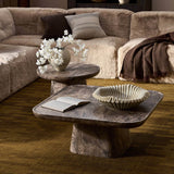 Zane Coffee Table, Warm Grey by Four Hands-Furniture - Accent Tables-High Fashion Home