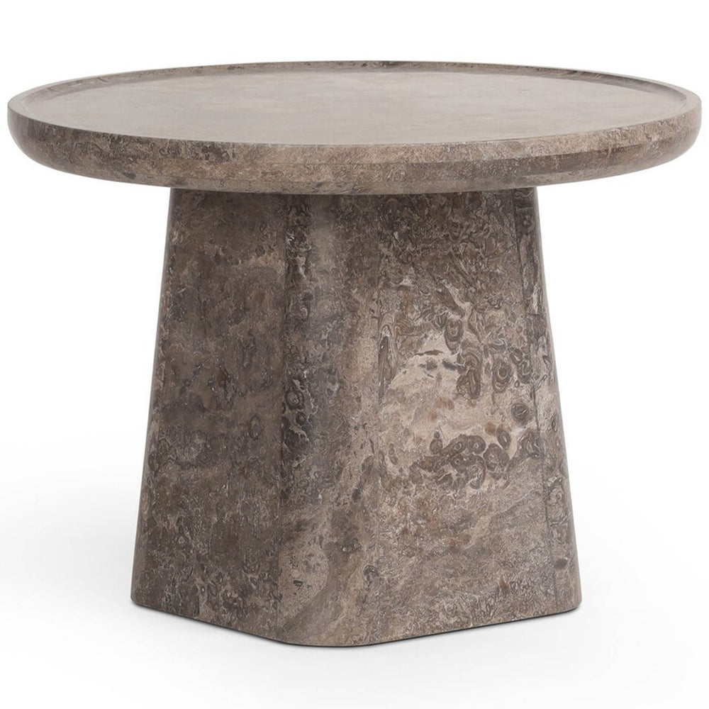 Zane End Table, Warm Grey by Four Hands