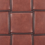 Zare Ottoman, Brown-Furniture - Chairs-High Fashion Home