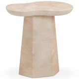 Zaya Side Table, Rose-Furniture - Accent Tables-High Fashion Home