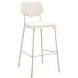 Zeal Barstool & Counter Stool, Set of 4, Light Gray