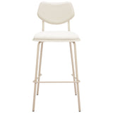 Zeal Barstool & Counter Stool, Set of 4, Light Gray