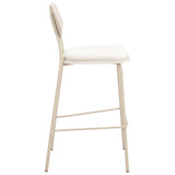 Zeal Barstool & Counter Stool, Set of 4, Light Gray