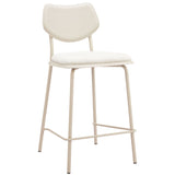 Zeal Barstool & Counter Stool, Set of 4, Light Gray