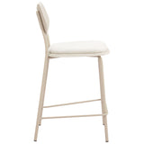 Zeal Barstool & Counter Stool, Set of 4, Light Gray