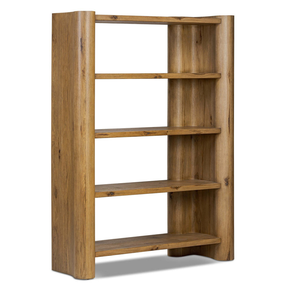 Zealand Bookcase, Worn Oak by Four Hands-Furniture - Storage-High Fashion Home