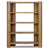 Zealand Bookcase, Worn Oak by Four Hands-Furniture - Storage-High Fashion Home
