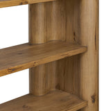 Zealand Bookcase, Worn Oak by Four Hands-Furniture - Storage-High Fashion Home
