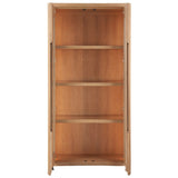 Zella Display Cabinet, Natural Oak-Furniture - Storage-High Fashion Home