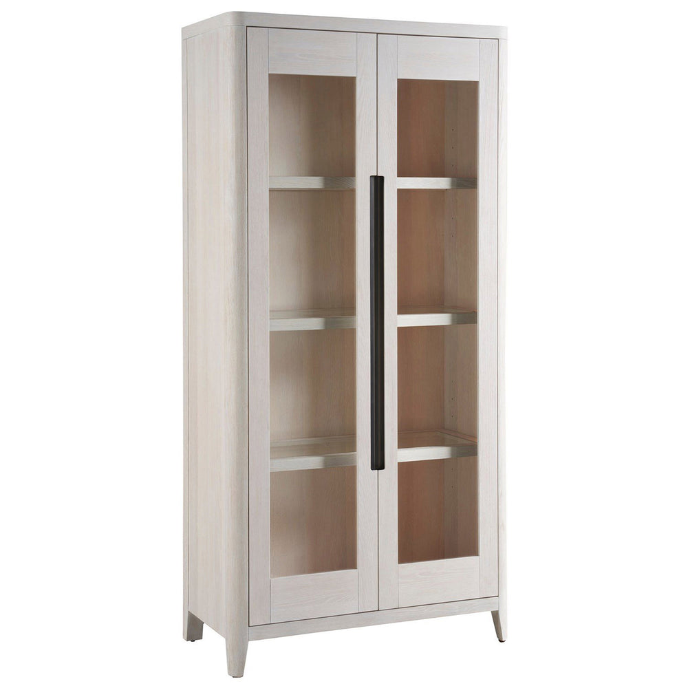 Zella Display Cabinet, White Oak-Furniture - Storage-High Fashion Home