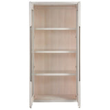 Zella Display Cabinet, White Oak-Furniture - Storage-High Fashion Home