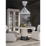 Zella Display Cabinet, White Oak-Furniture - Storage-High Fashion Home