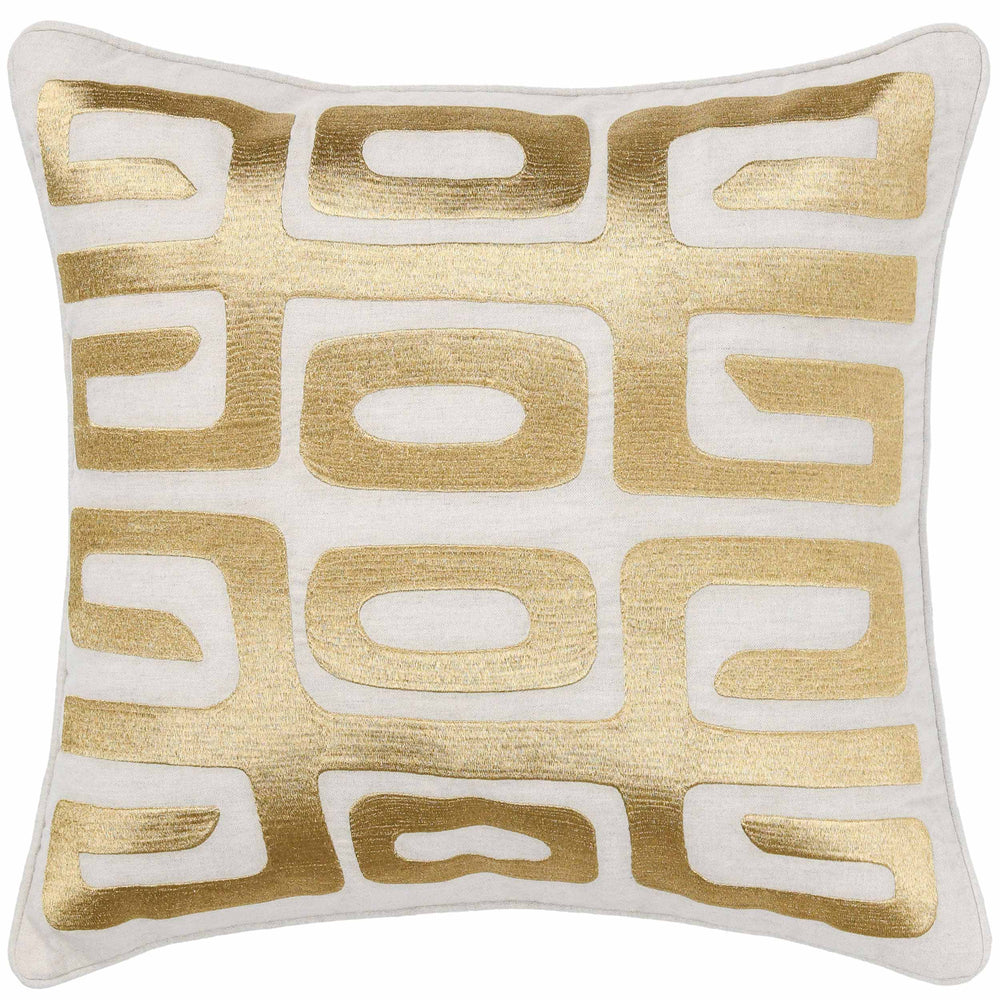 Zelo Pillow, Natural/Gold