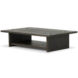 Zeno Coffee Table, Smoked Black by Amber Lewis x Four Hands-Furniture - Accent Tables-High Fashion Home