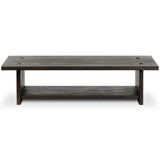 Zeno Coffee Table, Smoked Black by Amber Lewis x Four Hands-Furniture - Accent Tables-High Fashion Home