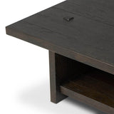 Zeno Coffee Table, Smoked Black by Amber Lewis x Four Hands-Furniture - Accent Tables-High Fashion Home