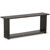 Zeno Console Table, Smoked Black by Four Hands