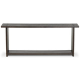 Zeno Console Table, Smoked Black by Four Hands