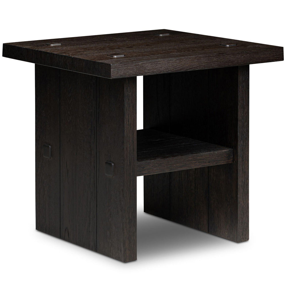 Zeno End Table, Smoked Black by Amber Lewis x Four Hands-Furniture - Accent Tables-High Fashion Home