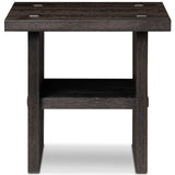 Zeno End Table, Smoked Black by Amber Lewis x Four Hands-Furniture - Accent Tables-High Fashion Home