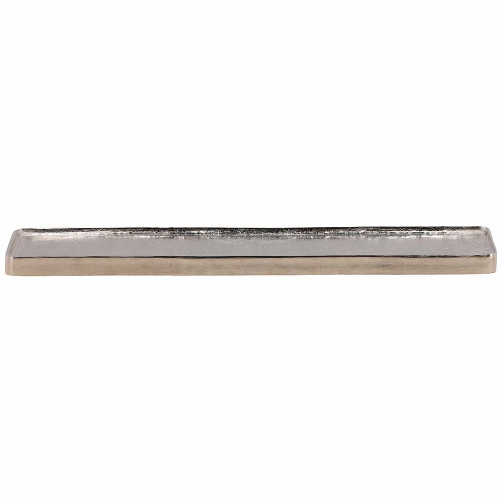Zev Tray, Silver-Accessories-High Fashion Home