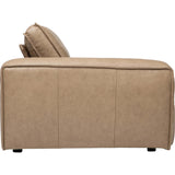 Zion 3 Piece Leather Sofa, Dakota Camel-Furniture - Sofas-High Fashion Home