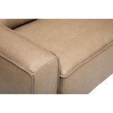 Zion 3 Piece Leather Sofa, Dakota Camel-Furniture - Sofas-High Fashion Home
