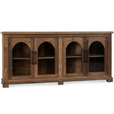 Zion 4 Door Cabinet, Natural