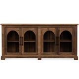 Zion 4 Door Cabinet, Natural