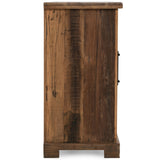 Zion 4 Door Cabinet, Natural