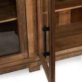 Zion 4 Door Cabinet, Natural