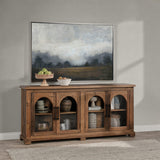 Zion 4 Door Cabinet, Natural