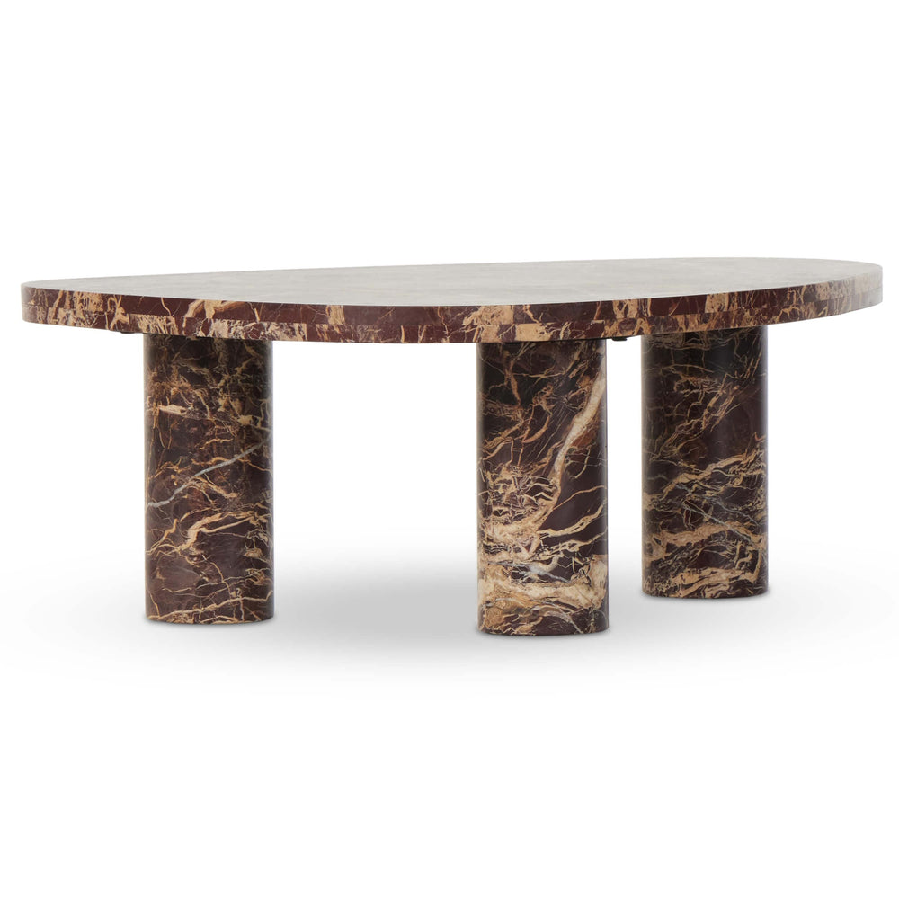 Zion Small Coffee Table, Merlot