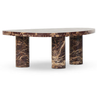 Zion Small Coffee Table, Merlot