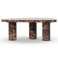 Zion Small Coffee Table, Merlot