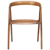 Ziran Dining Chair, Walnut, Set of 2-Furniture - Dining-High Fashion Home