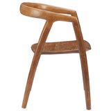 Ziran Dining Chair, Walnut, Set of 2-Furniture - Dining-High Fashion Home