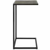 Zola Accent Table, Antique Black-Furniture - Accent Tables-High Fashion Home