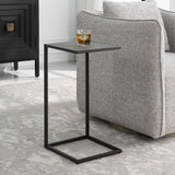 Zola Accent Table, Antique Black-Furniture - Accent Tables-High Fashion Home