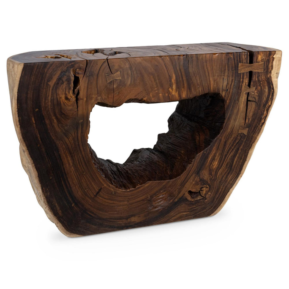 Zoreyne Console Table, Natural-Furniture - Chairs-High Fashion Home