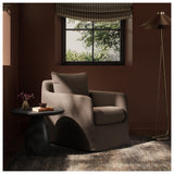 Banks Swivel Chair, Savoy Coffee by Four Hands — ESS_1