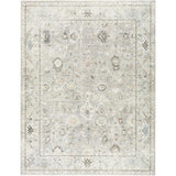 Becki Owens x Livabliss Rug Davina BOCC-2300, Medium Gray/Light Beige/Brown/Denim/White-Rugs1-High Fashion Home