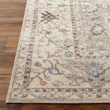 Becki Owens x Livabliss Rug Davina BOCC-2302, Medium Gray/Light Beige/Brown/Denim/Off-White-Rugs1-High Fashion Home