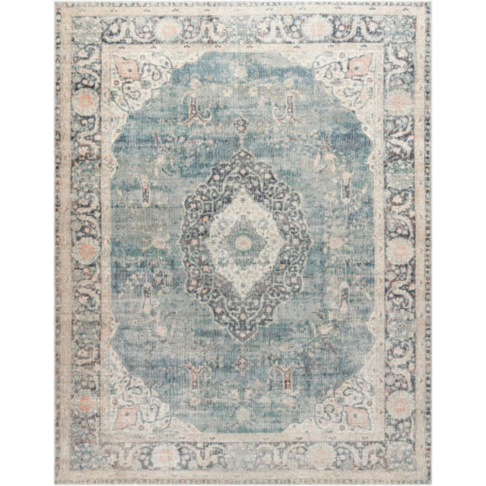 Becki Owens x Livabliss Rug Marlene BOMN-2300, Ice Blue/Blue/Cream/Light Sage/Charcoal/Burgundy-Rugs1-High Fashion Home