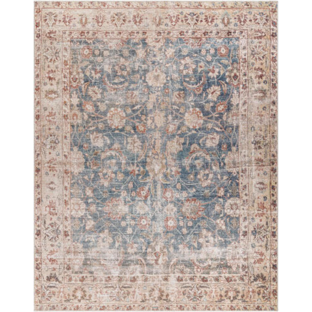 Becki Owens x Livabliss Rug Marlene BOMN-2303, Ink Blue/Ivory/Tan/Rust/Brown/Dark Green-Rugs1-High Fashion Home
