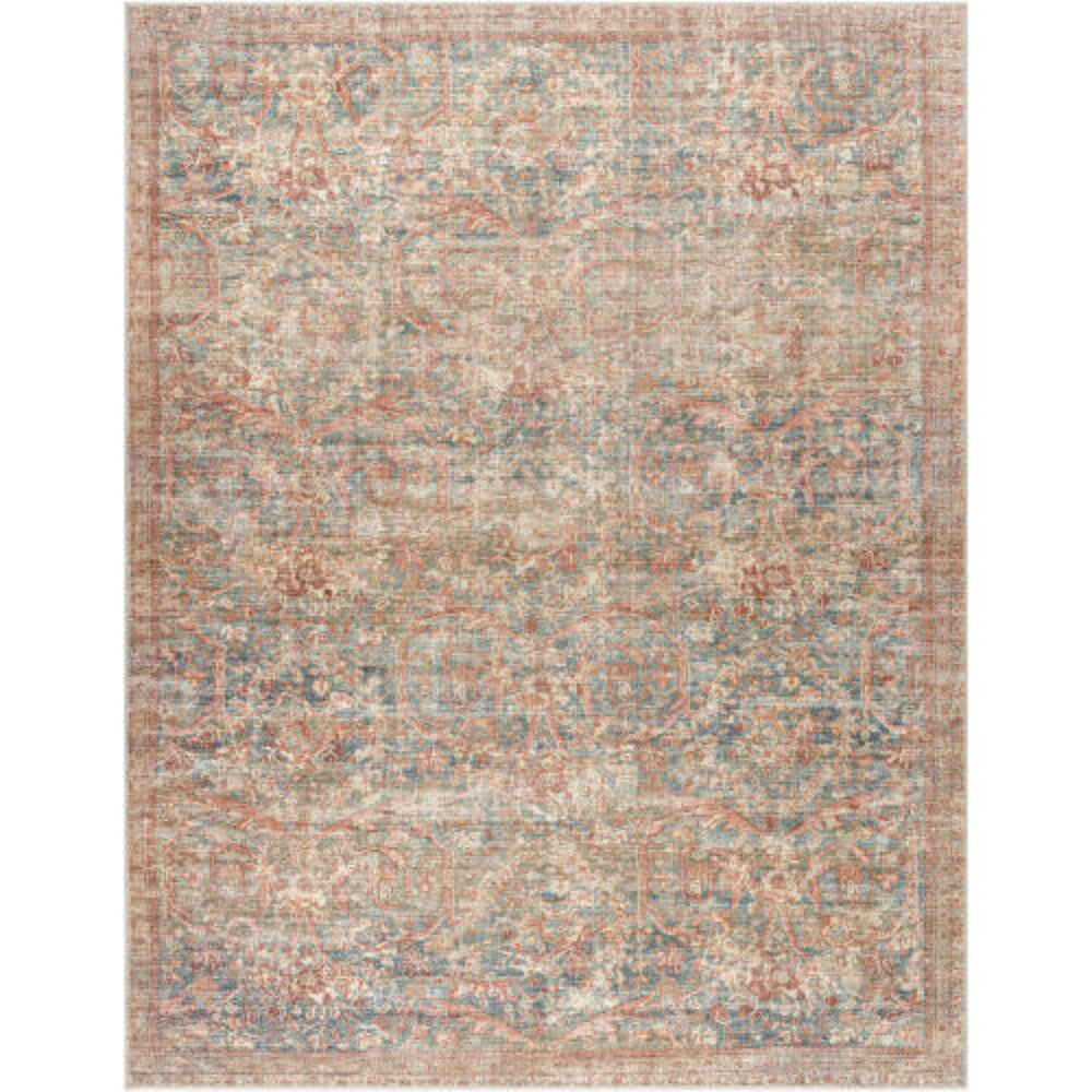 Becki Owens x Livabliss Rug Marlene BOMN-2305, Charcoal/Olive/Burgandy/Burgundy/Sage/Ivory-Rugs1-High Fashion Home