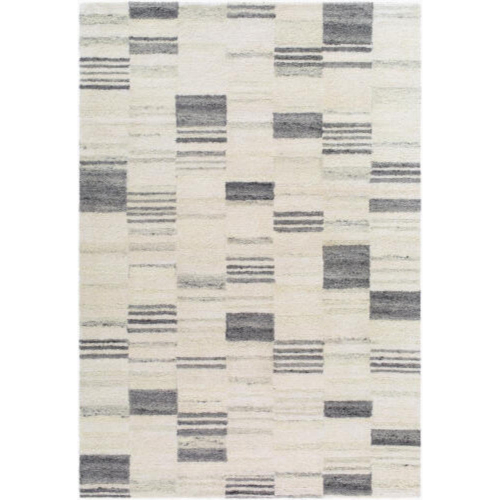 Becki Owens x Livabliss Rug Max BOMX-2305, Cream/Off-White/Grey-Rugs1-High Fashion Home