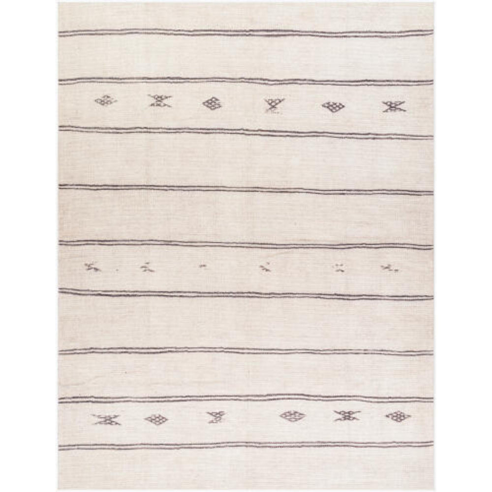 Becki Owens x Livabliss Rug Rivi BORC-2300, Ivory/Black/Medium Brown-Rugs1-High Fashion Home